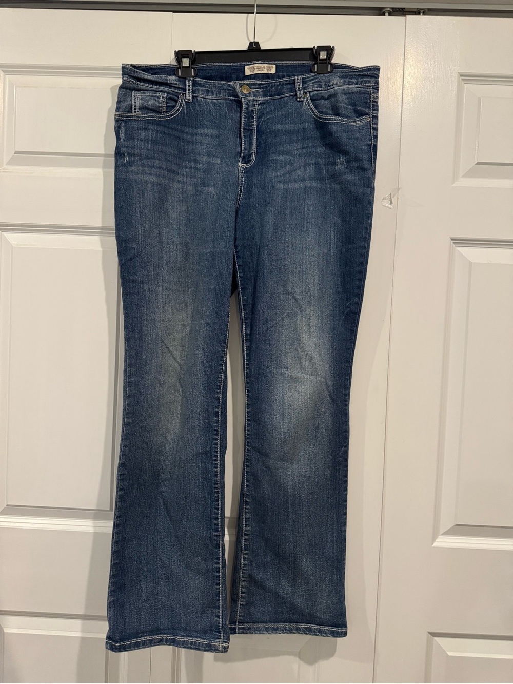 Vintage America Blues Embroidered Pocket Jeans Women's Size 16/33 Blue Denim